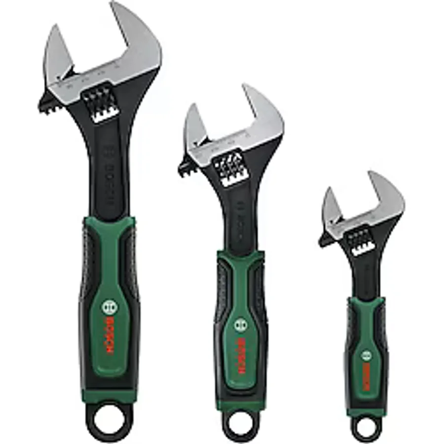 Bosch Kurbağacık Anahtar Seti 3 Parça (6"/150 mm, 8"/200 mm, 10"/250 mm) - 1600A039HR