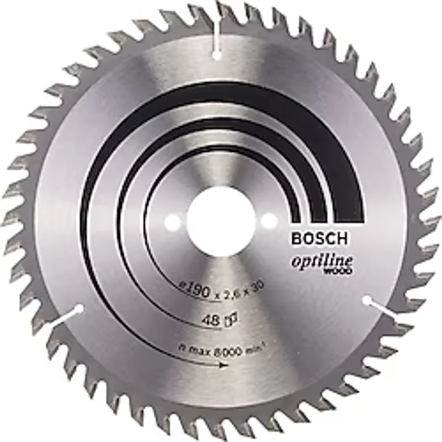 Bosch Optiline Wood 190 x 30 MM 48 Diş Daire Testere Bıçağı - 2608640617