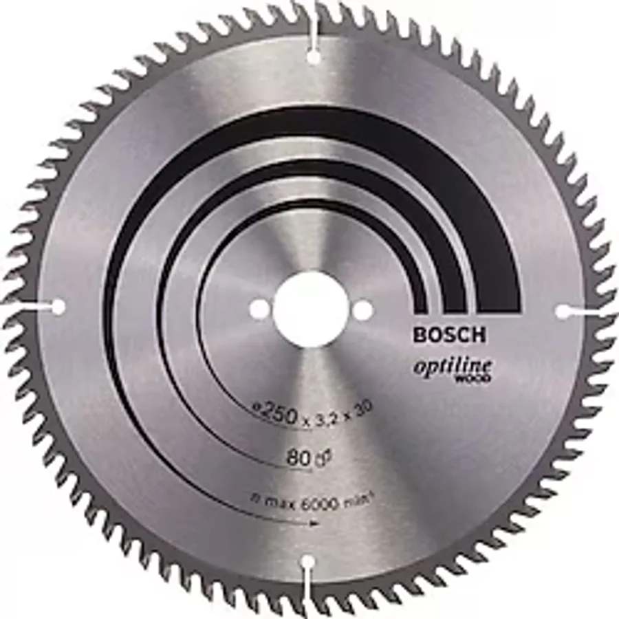Bosch Optiline Wood 2608640660 250x30 mm 80 Diş Daire Testere Bıçağı