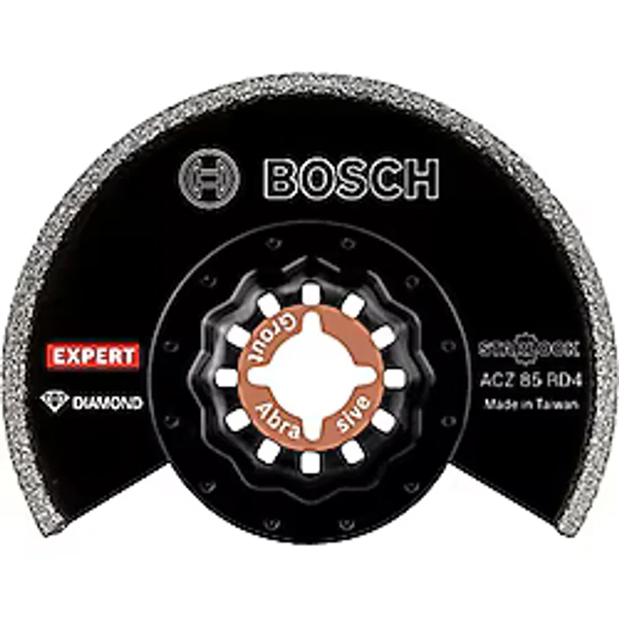 Bosch Professional 1x EXPERT ACZ 85 RD4 Harç Segman Bıçakları (Harç, Yumuşak döşemeler, Fiber çimento levhalar, Fiber plastik GFK, CFK, Ø 85 mm, Aksesuar Çok Fonksiyonlu Makine)