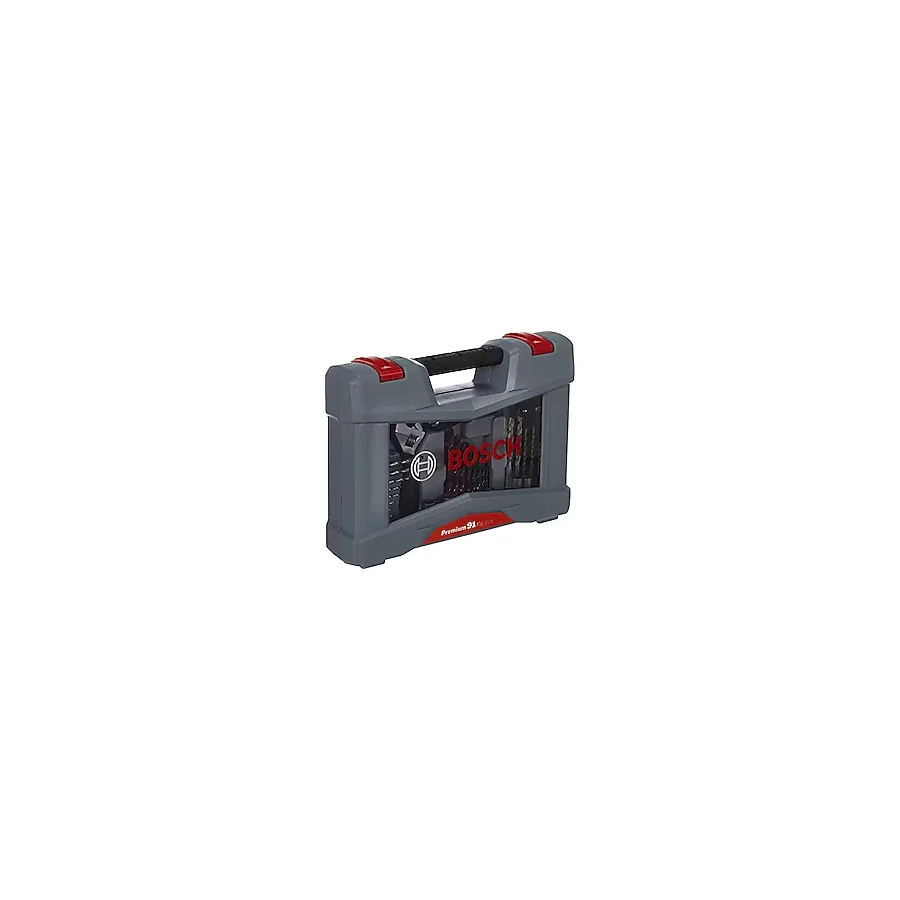 Bosch Professional 91 parça uç ve matkap ucu birinci sınıf X-Line seti (beton matkap ucu, fayans matkabı, evrensel tutucu, derinlik durdurucu, İngiliz anahtarı, sağlam çanta içinde, aksesuar matkap)