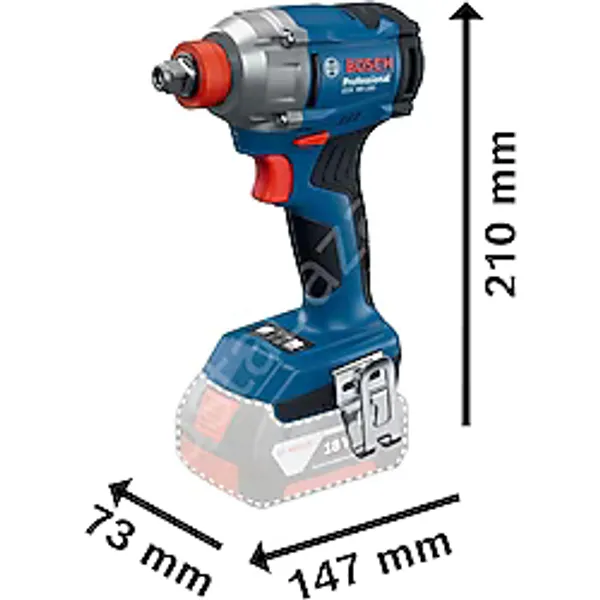 Bosch Professional GDX 18V-285 + GSR 185-Li 5 Ah Çift Akülü Elektrikli El Aletleri Seti 06019K3026