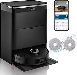 Bosch Spotless Max BCRDW3BX Çöp İstasyonlu Akıllı Robot Süpürge