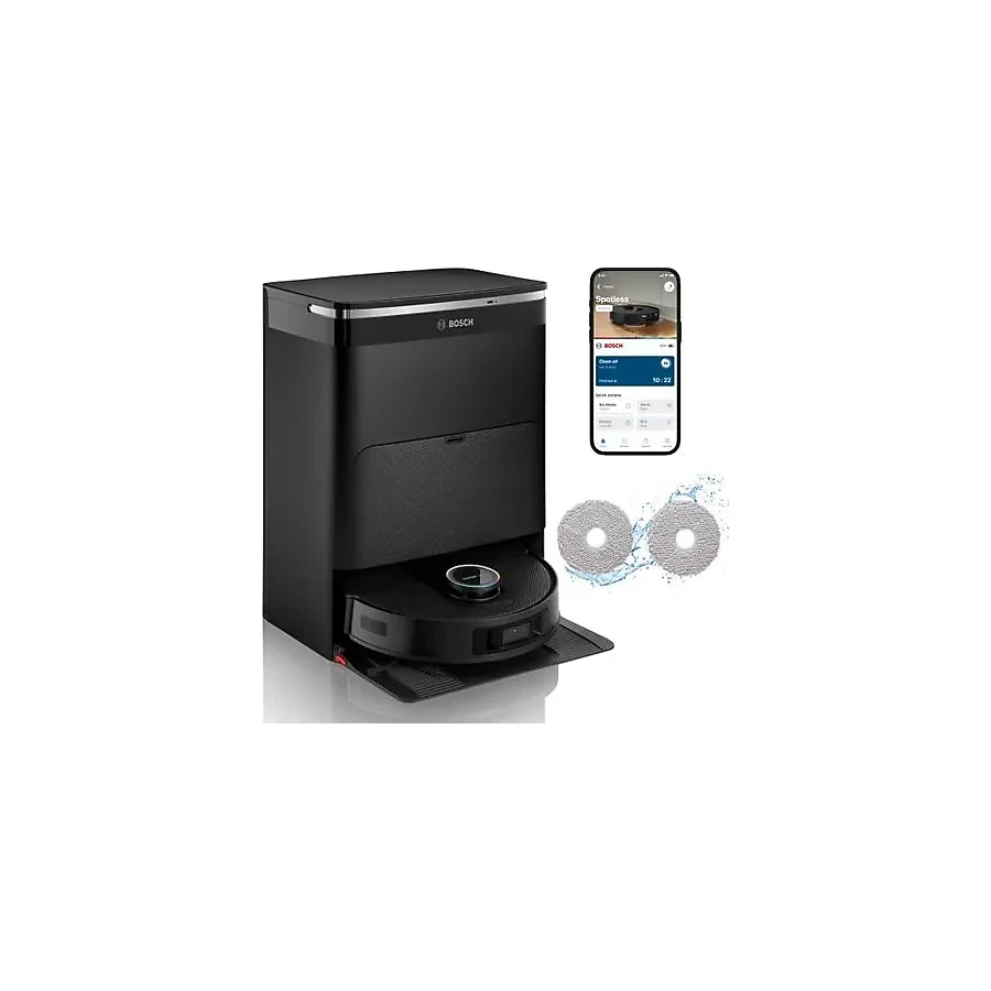 Bosch Spotless Max BCRDW3BX Çöp İstasyonlu Akıllı Robot Süpürge