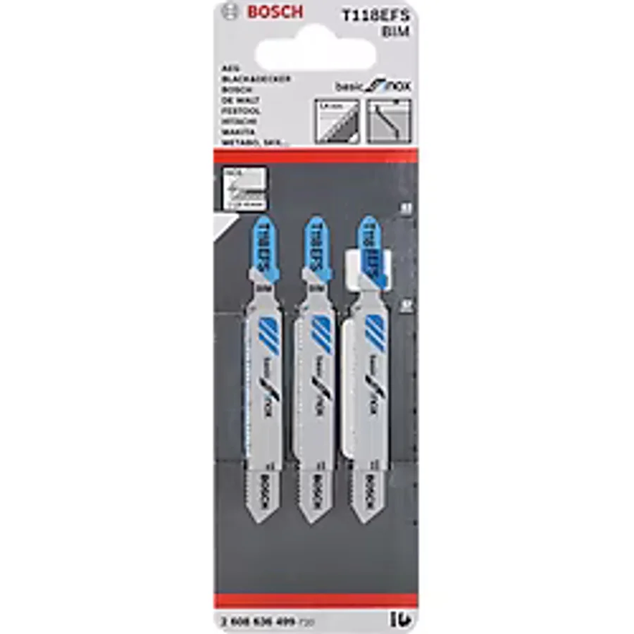 Bosch T 118 EFS Basic for Inox 3'lü