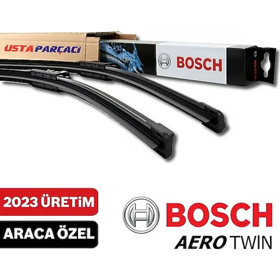 Bosch VW Polo Silecek Takımı (2009-2017 6R1-6C1) Bosch Aerotwin A555S