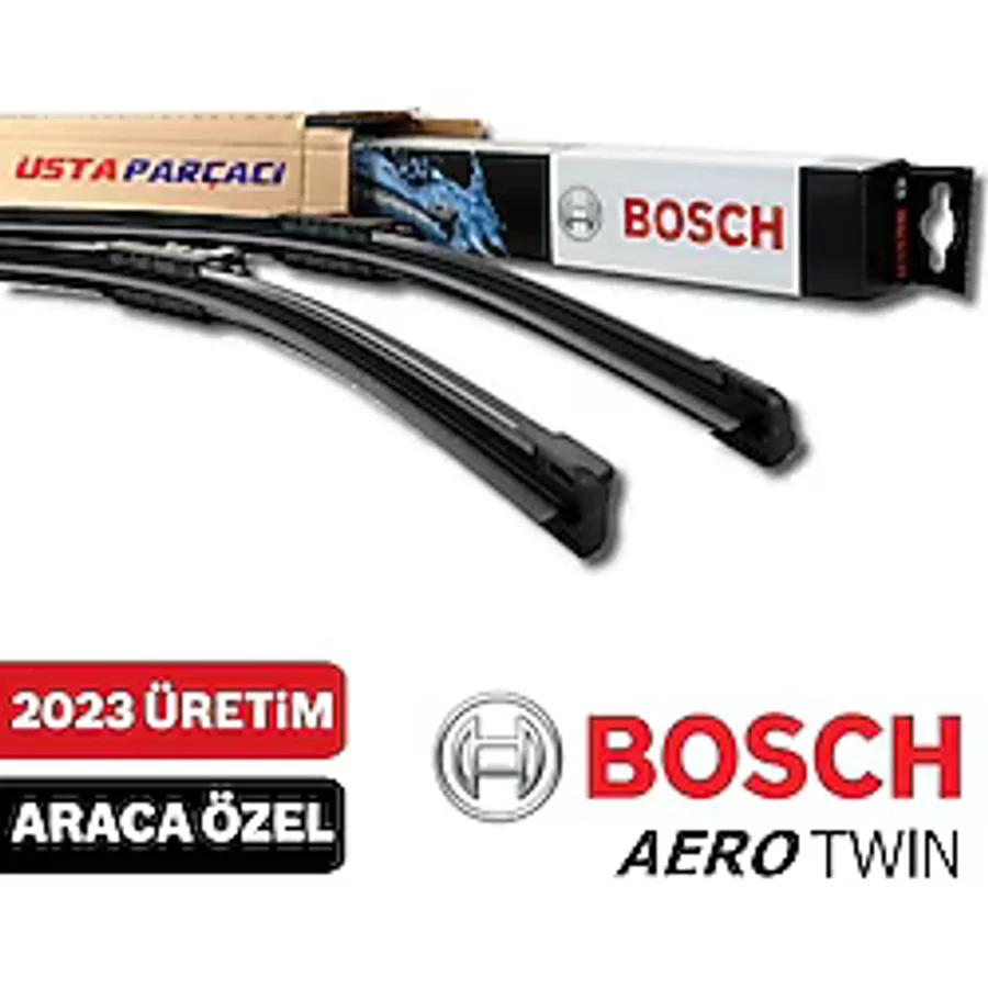 Bosch VW Polo Silecek Takımı (2009-2017 6R1-6C1) Bosch Aerotwin A555S