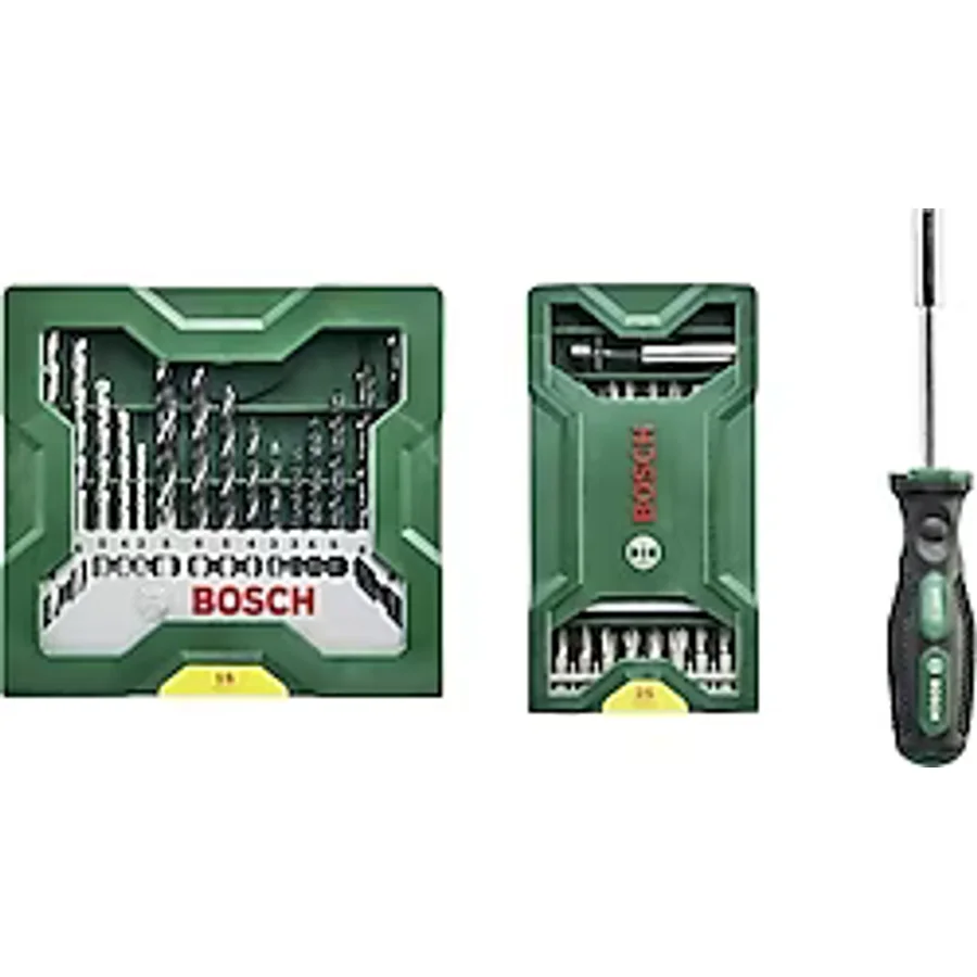 Bosch X-Line 15 Parça Delme ve 25 Parça Vidalama Seti + Tornavida