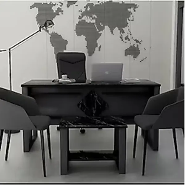 Boss Sehpali Ofis Masası, Büro Takımı, Çalıma Masası, Sehpa