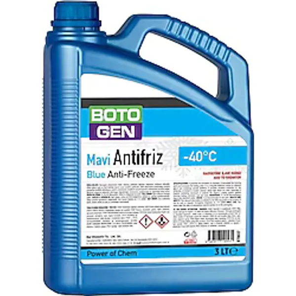 Botogen 3 lt -40 Derece Mavi Antifriz