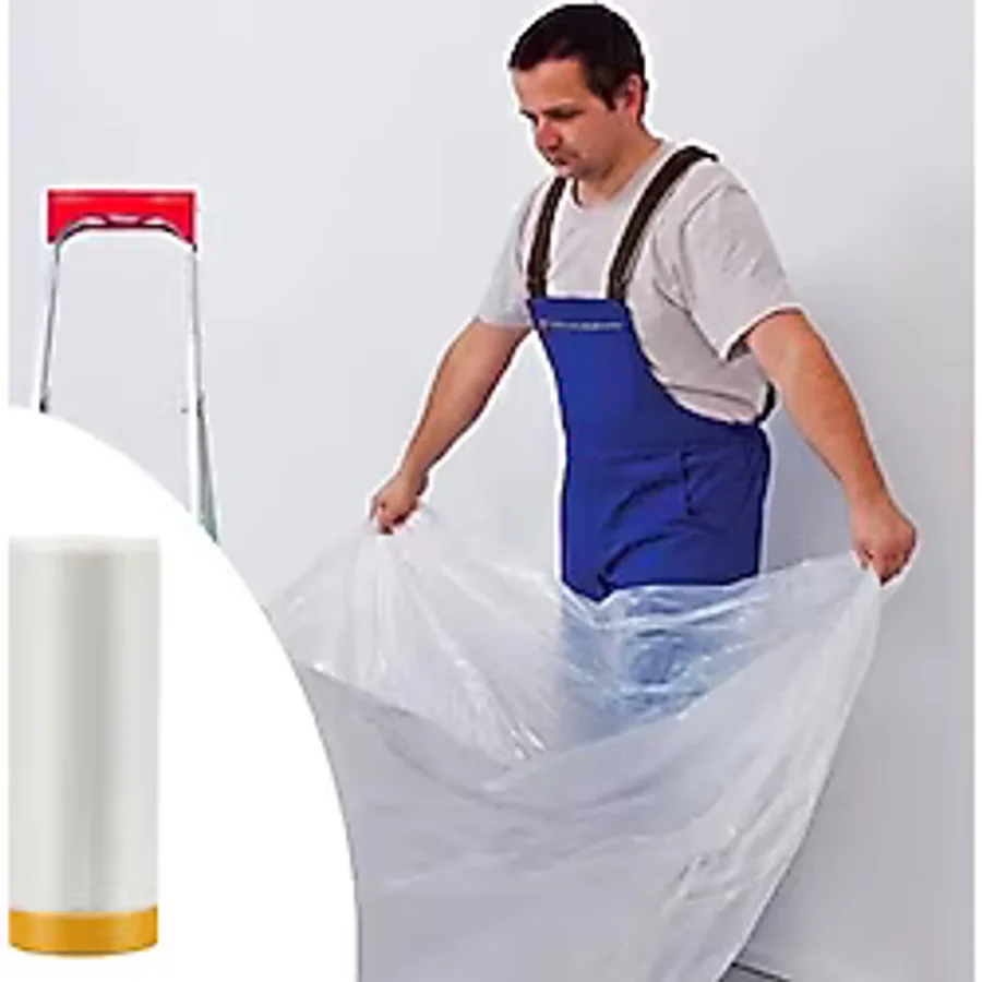 Boya Badana Eşya Koruma Hışır Örtüsü 280cm x 15 mt Yapışkanlı Hışır Örtü