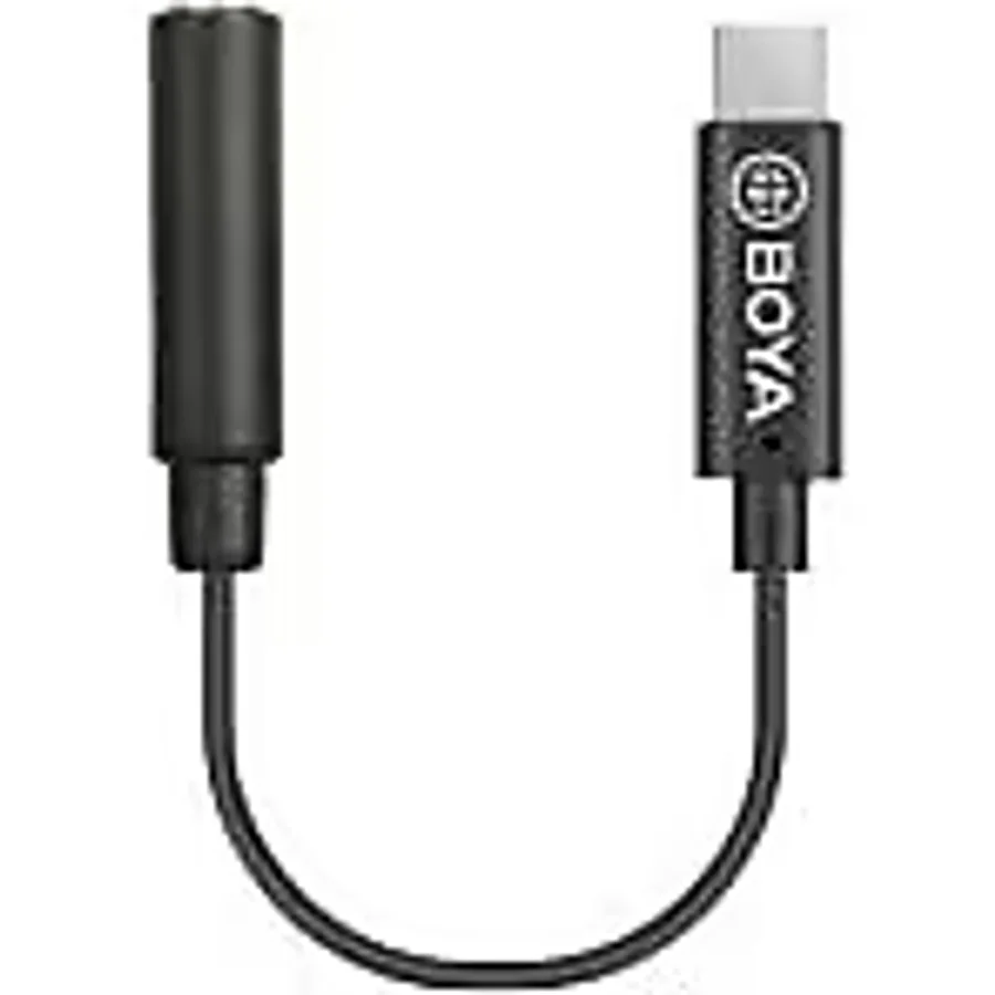 Boya BY-K9 3.5mm TRRS / USB Type-C Mikrofon Adaptörü