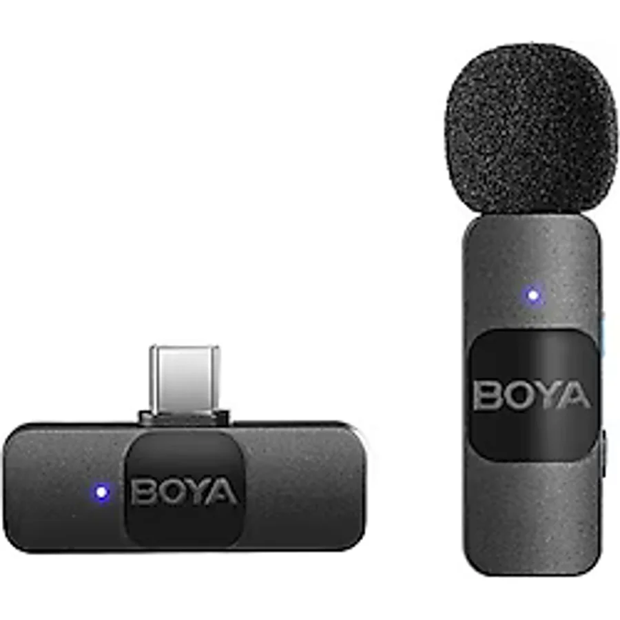 Boya BY-V10 Ultra Kompakt Type-C Kablosuz Yaka Mikrofonu