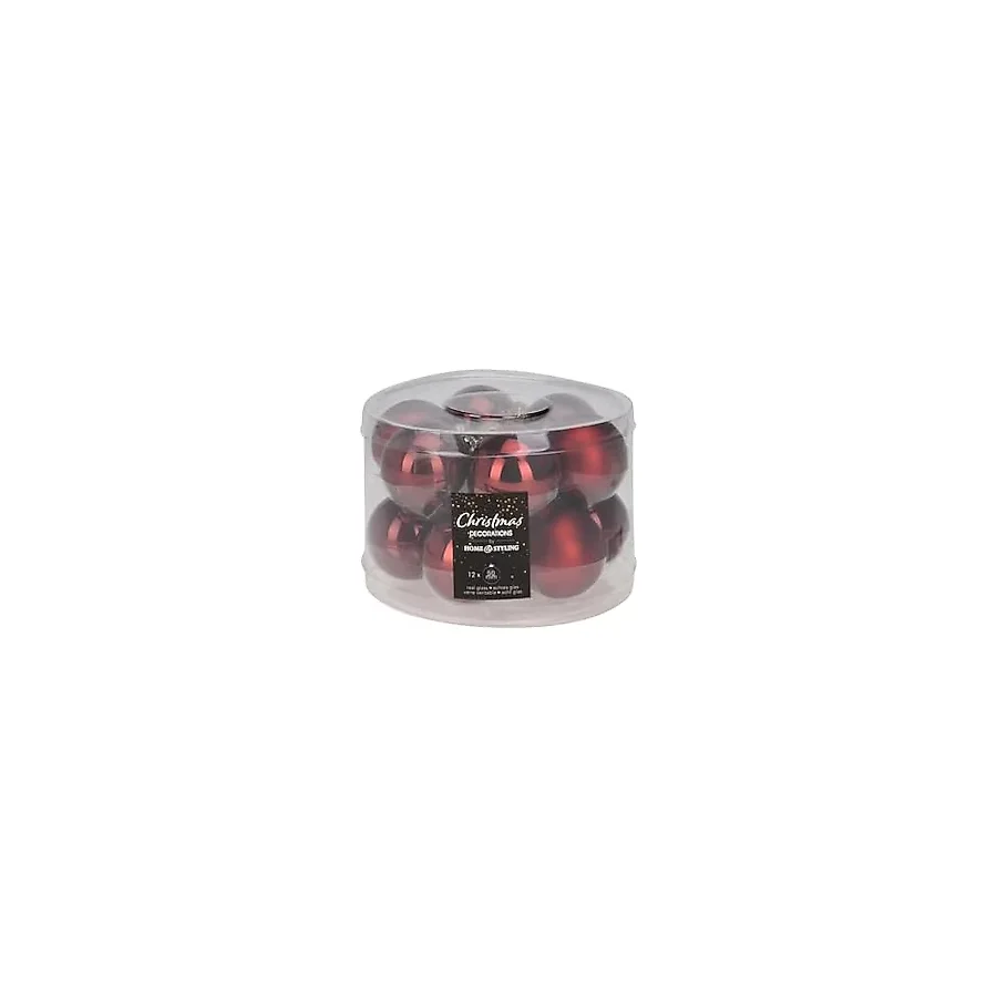 Boyner Evde Yılbaşı Süsü XMS 12li Kırmızı Yilbasi Susu 50mm