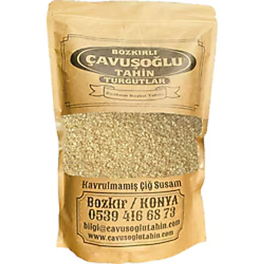 Bozkırlı Çavuşoğlu 1 kg Çiğ Kavrulmamış Susam