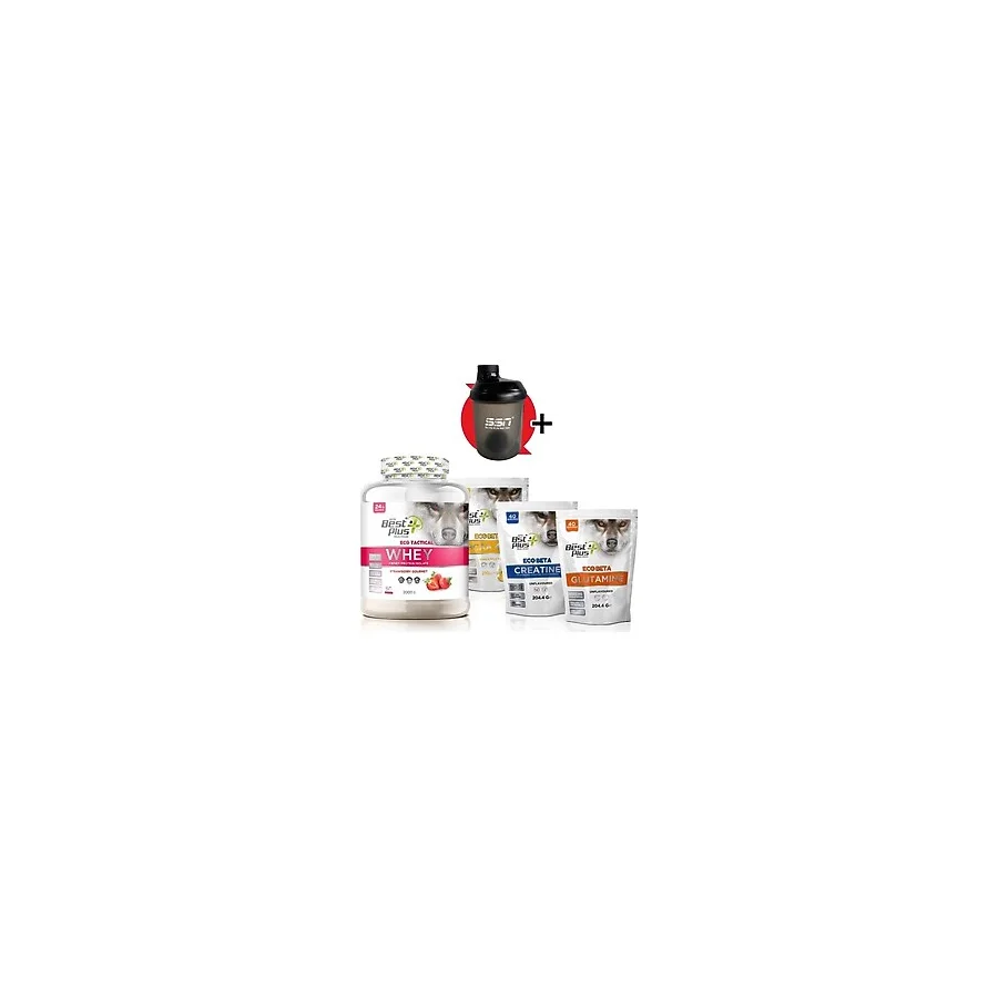 BPN Best Plus Nutrition Eco Tactical Kombinasyon Paketi(Whey Protein Çilek)