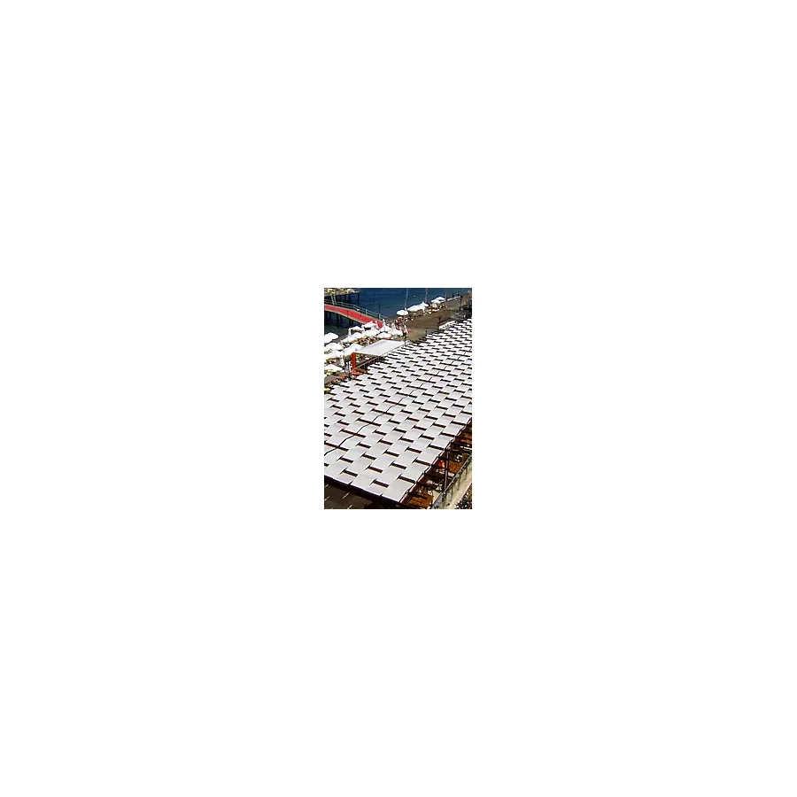 Branda Dünyası 6.5x3.4 Metre Pergola Battı Çıktı Gölgelik Oxford Kumaş - Krem Rengi