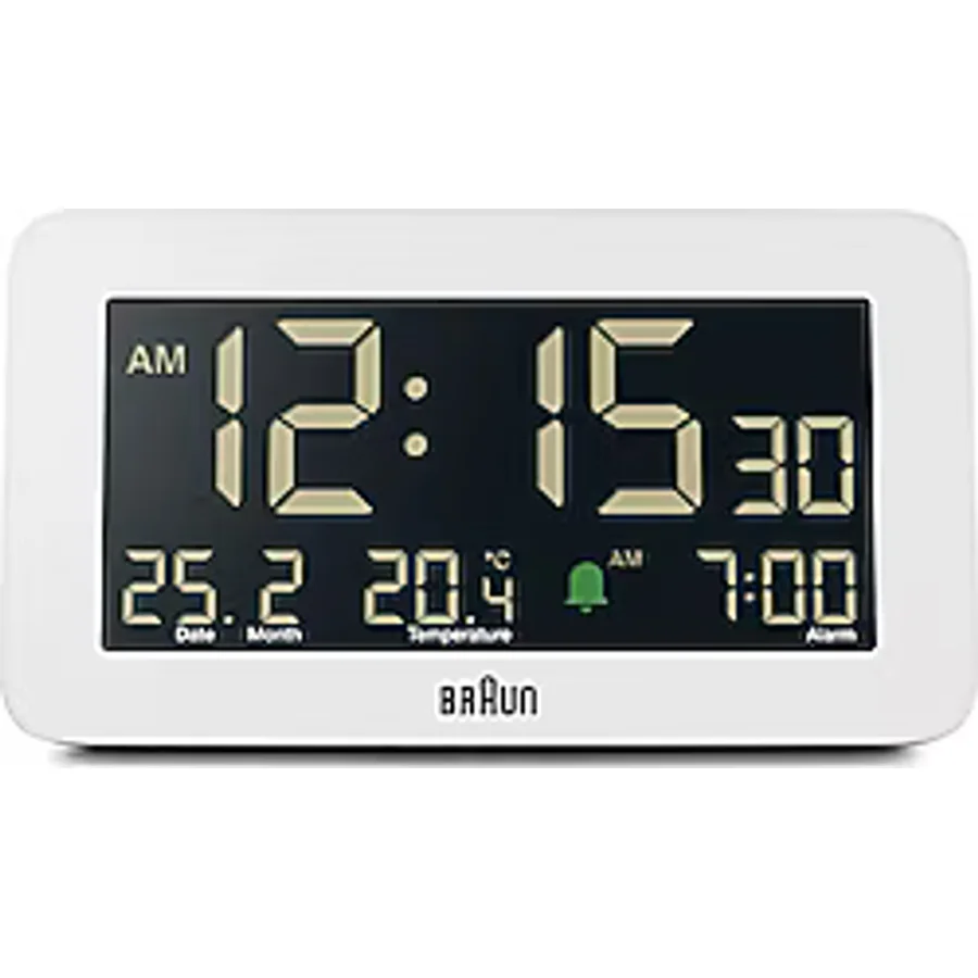Braun BC10W Dijital Alarmlı Masa Saati