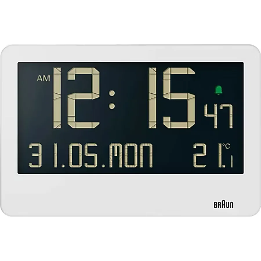 Braun Bc14w Beyaz Dijital Duvar Saati