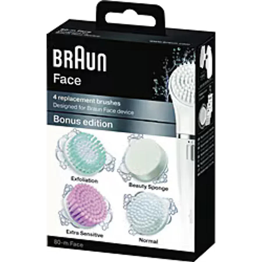 Braun SE80-M Face 4'lü Yedek Başlık