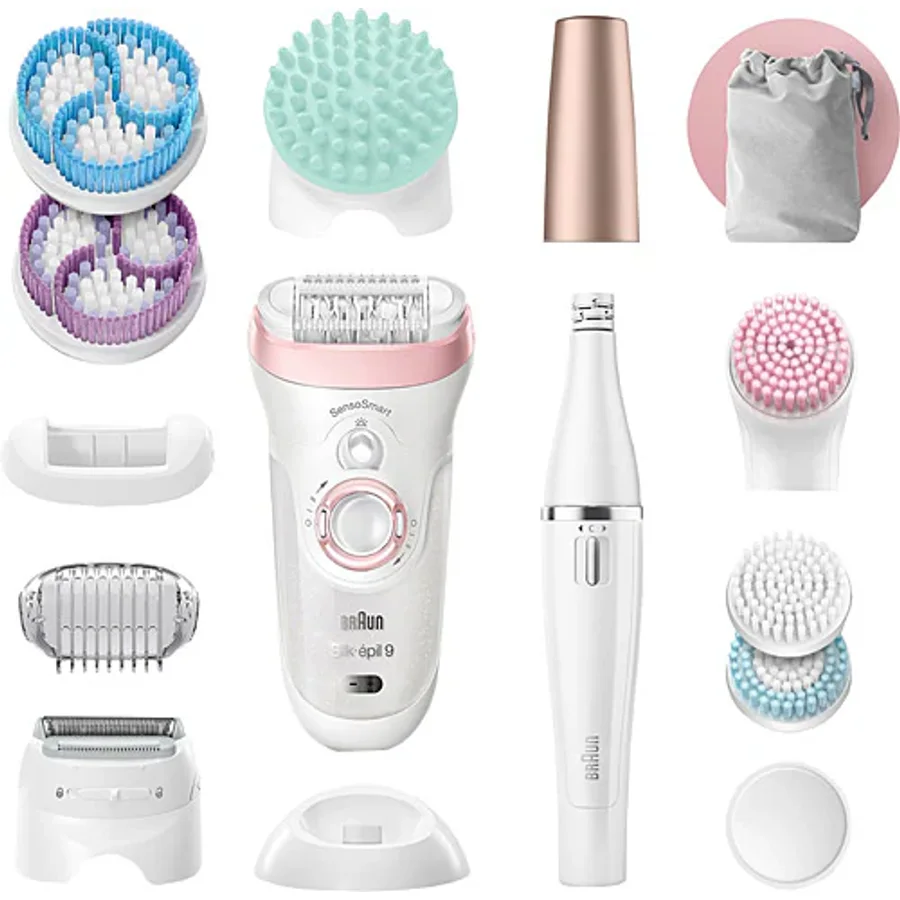 Braun Silk Epil 9-995 SensoSmart FaceSpa Güzellik Seti Islak Kuru Epilatör