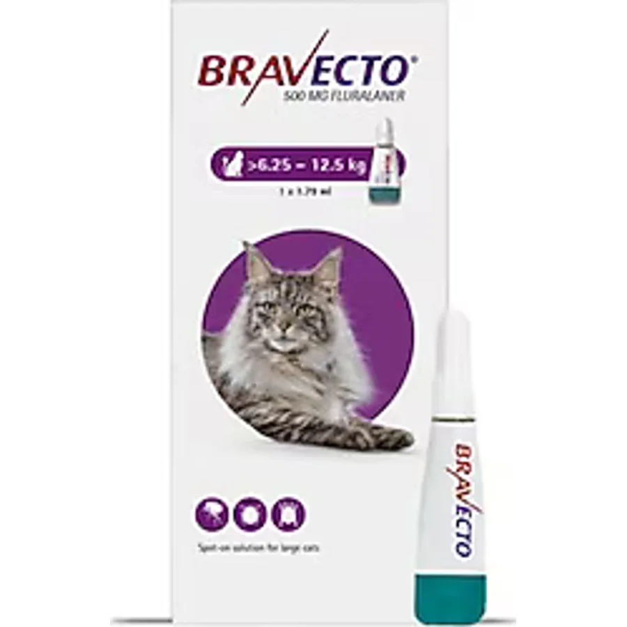 Bravecto 6.25-12.5 kg Arası Kediler için Dış Parazit Damlası