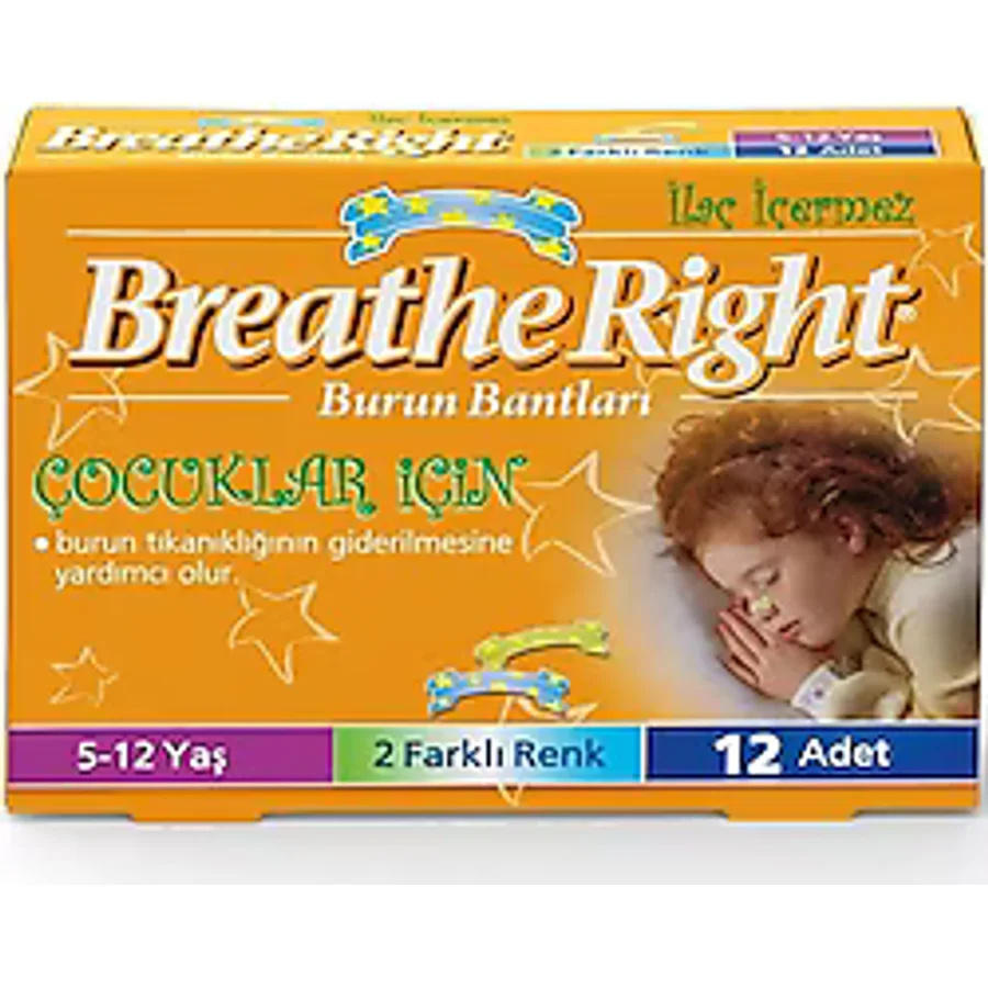 Breathe Right Burun Bandı Çocuklar için 12'li