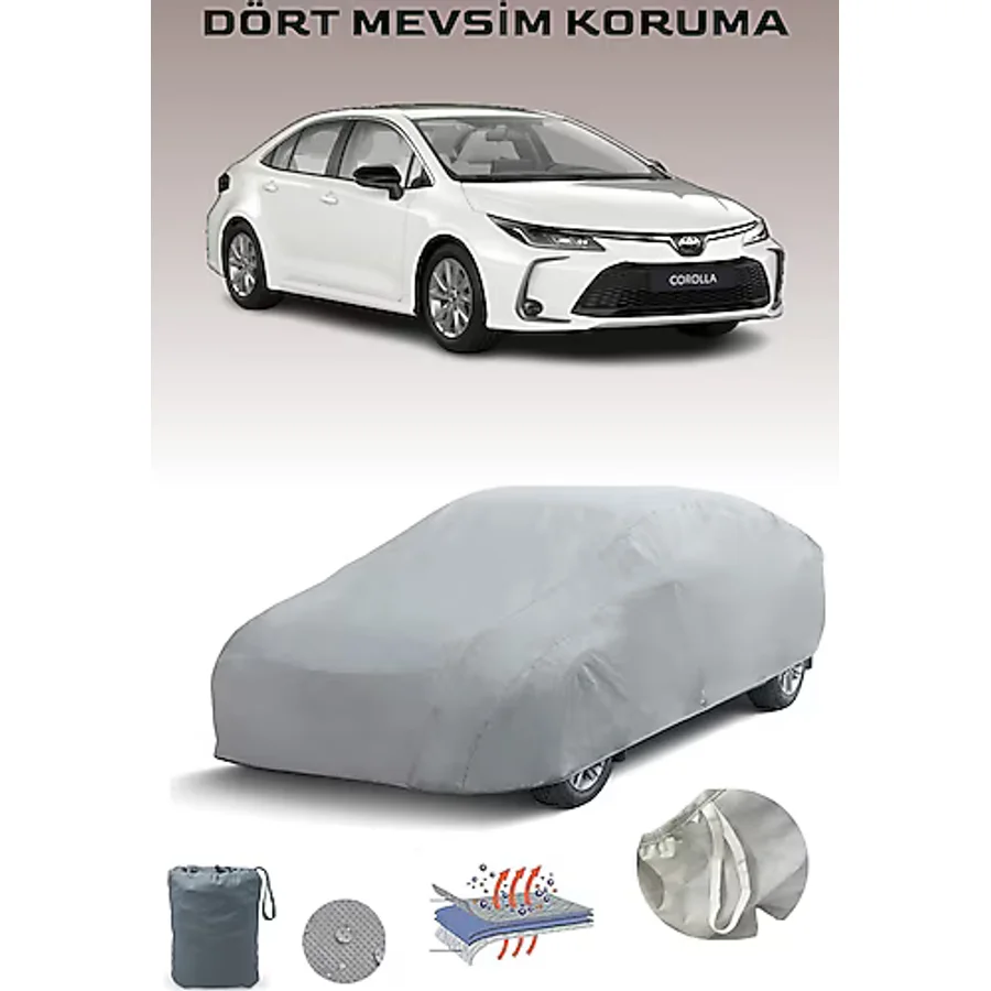 Breen Toyota Corolla Sedan Uyumlu Miflonlu Oto Branda Premium Kalite Araba Brandası