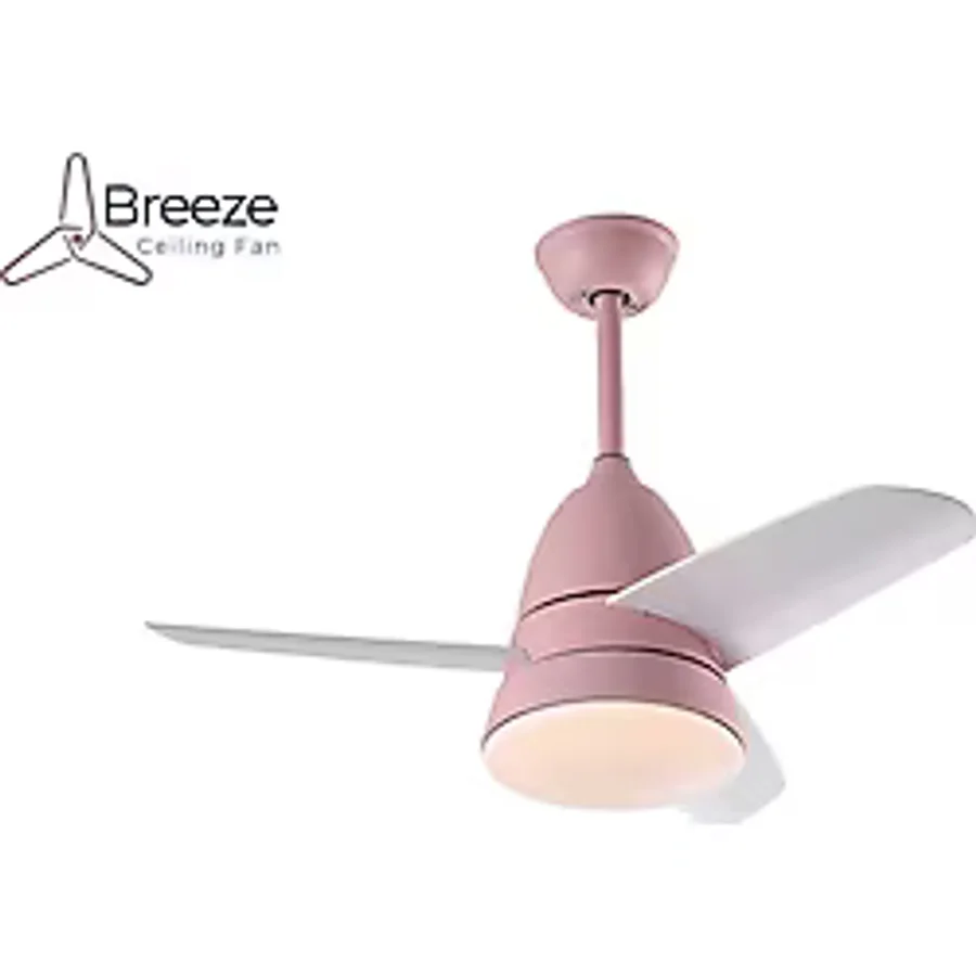 Breeze - Kekova Pembe - 92 Cm. Kanat Çaplı Aydınlatmalı Tavan Vantilatörü