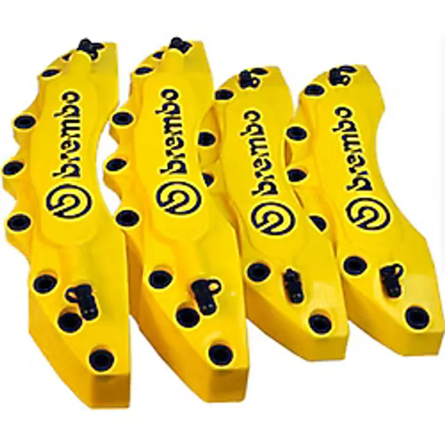 Brembo Fren Kaliper Kapağı Jant Braketi Universal 16" Jant ve Üzeri İle Uyumlu 4lü Set Sarı