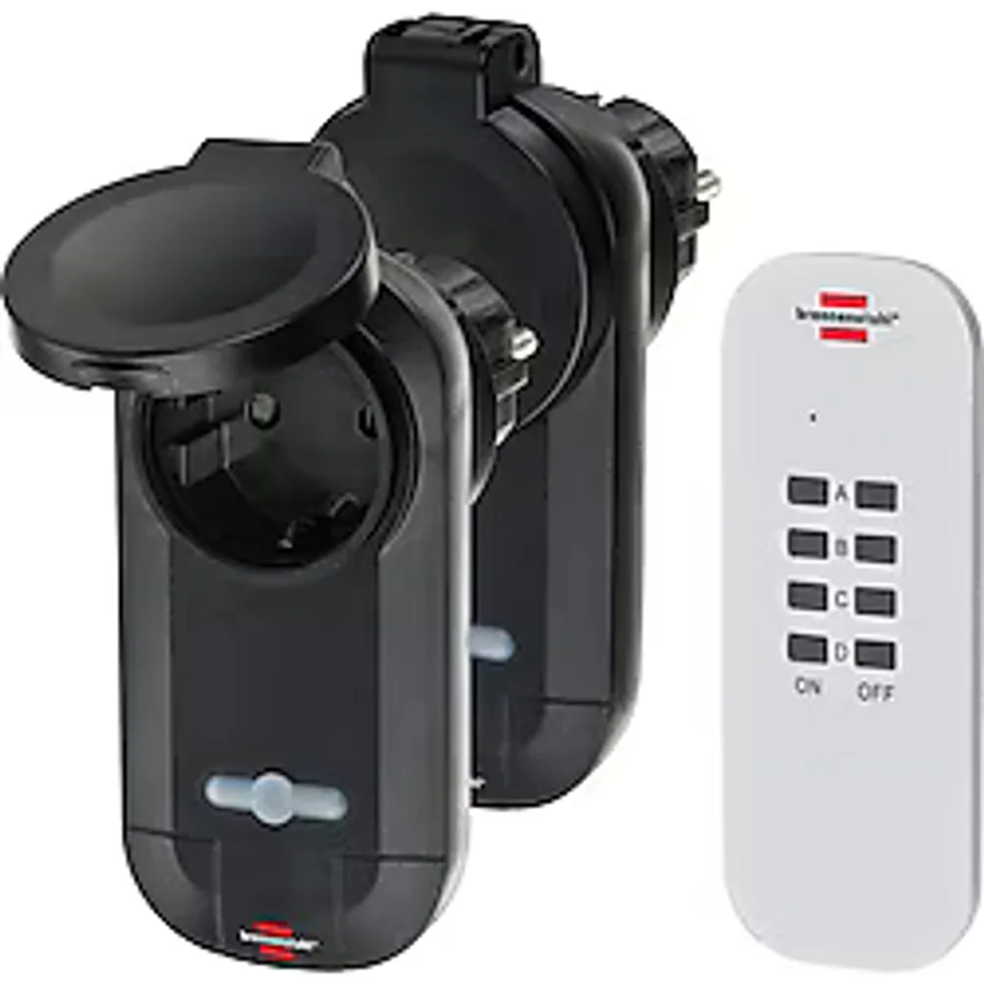 Brennenstuhl Comfort 2'li Uzaktan Kumandalı Priz Set