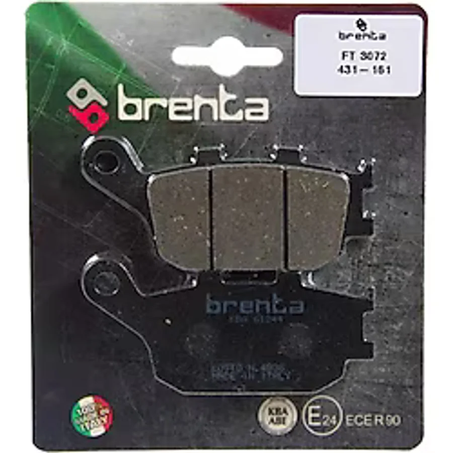 Brenta 431-161 2016-2019 Honda Crf1000l Africa Twin Uyumlu Arka Fren Balatası Organik Balata