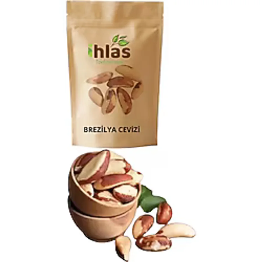 Brezilya Cevizi 1000GR - Çiğ, Vakumlu, Enerji Verici %100 Doğal Selenyum Deposu Enerji verici