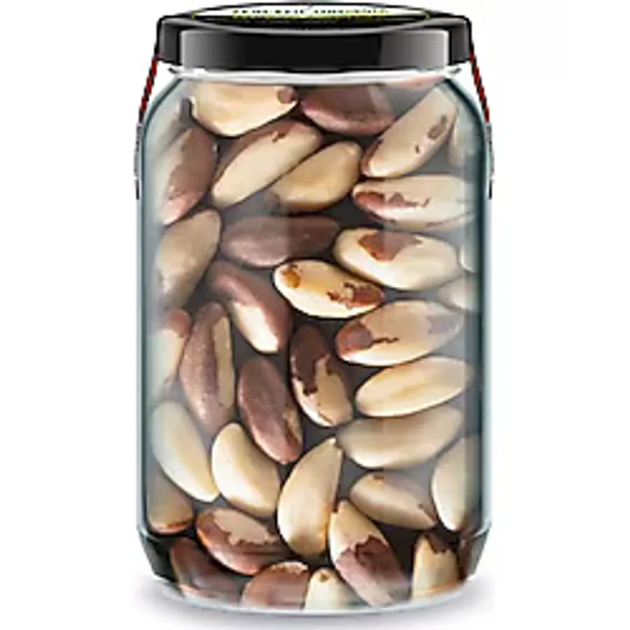 Brezilya Cevizi İçi Bi Kavanoz 660 Cc. Cam Kavanozda Saf Katkısız Brazil Nuts Brezilya Bademi