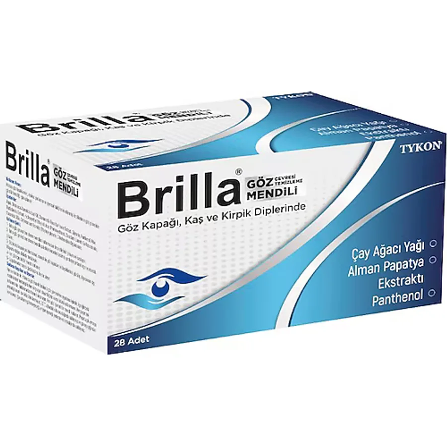 Brilla 28'li Göz Temizleme Mendili