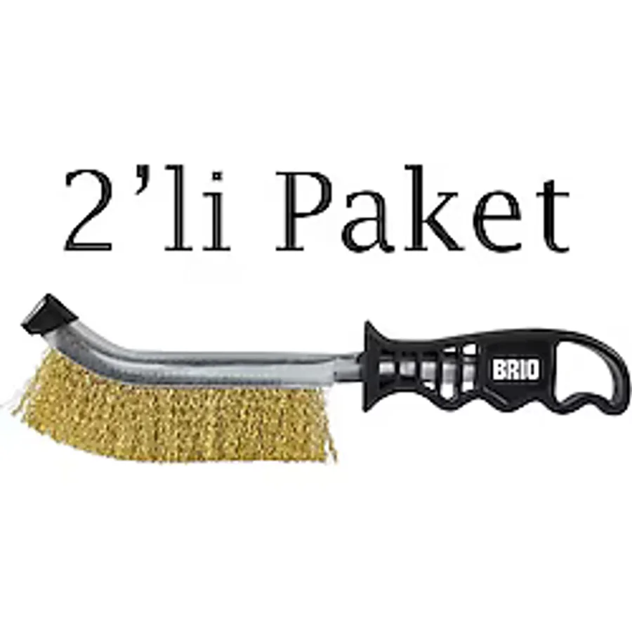 Brio Profesyonel Tel Fırça 2'Li Paket