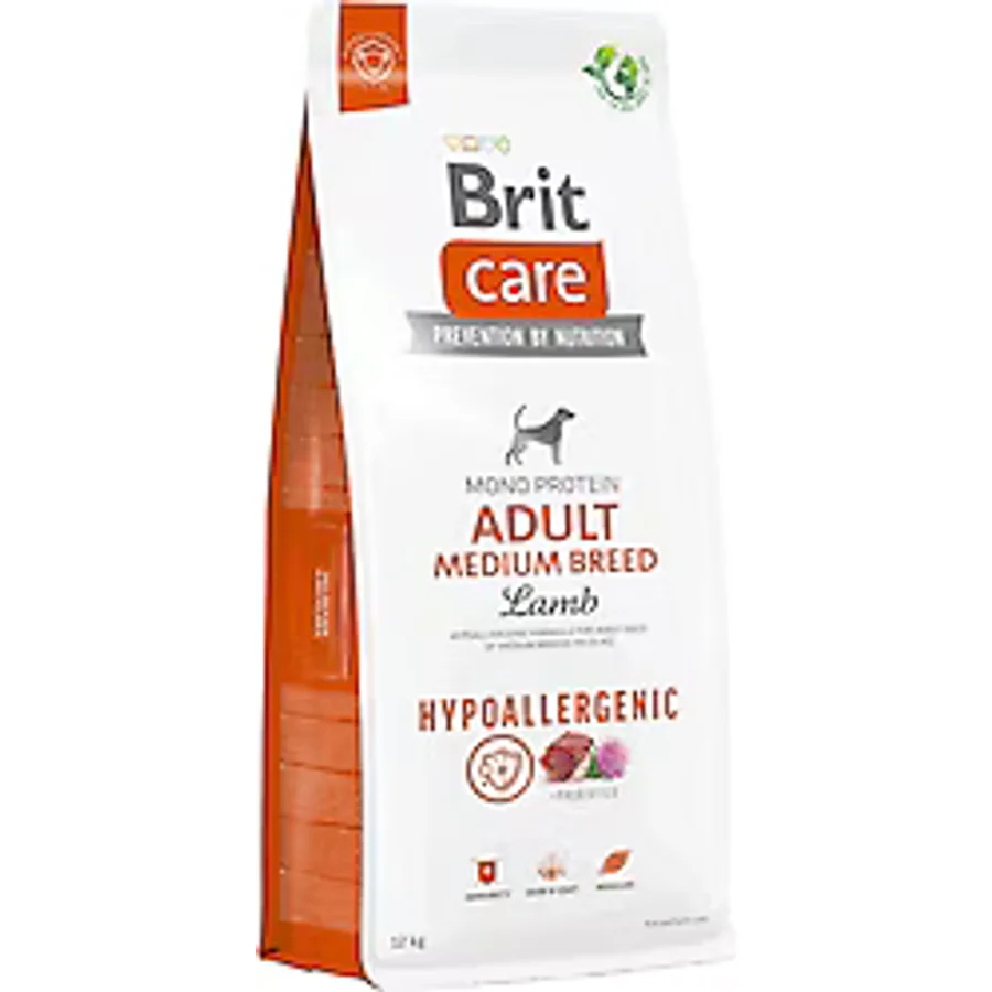Brit Care Hypoallergenic Kuzu Etli 12 kg Orta Irk Yetişkin Köpek Maması