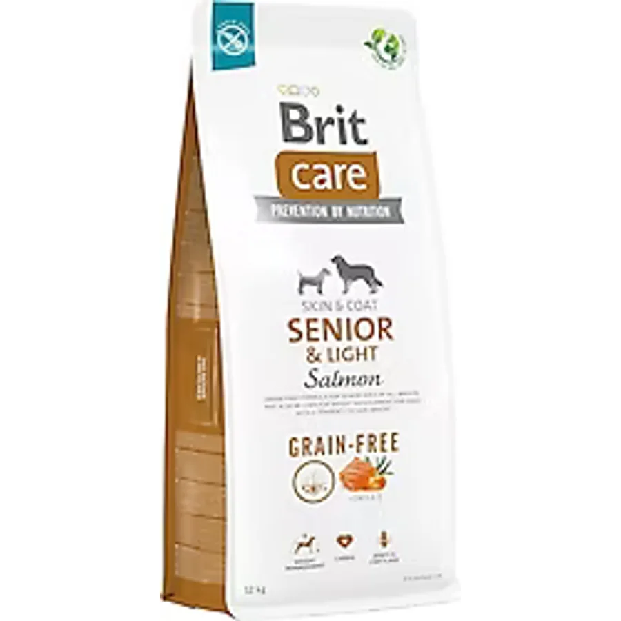 Brit Care Senior Light Tahılsız Somonlu 12 kg Yaşlı Köpek Maması