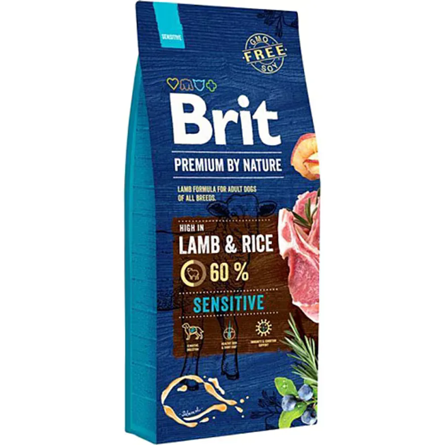 Brit Premium Nature Sensitive Lamb Rice Kuzu Etli 15 kg Yetişkin Köpek Maması