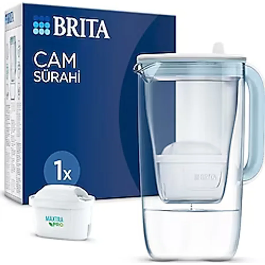 Brita 2.5 lt Cam Filtreli Su Arıtma Sürahisi