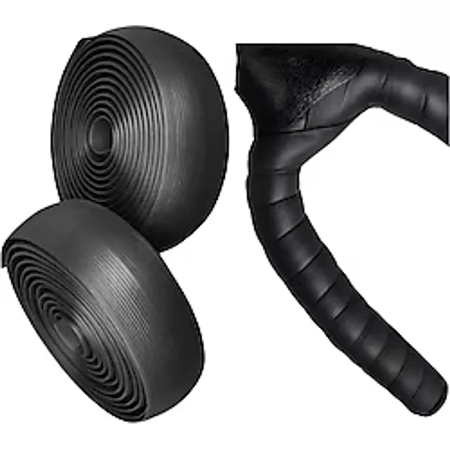 Brıvıga - 2150x30mm Siyah Köpük Kauçuk Bisiklet Gidon Bandı Siyah