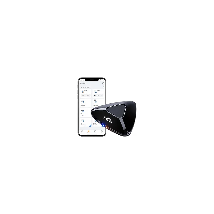 Broadlink Rm Max Akıllı Ev Hub, Madde Uyumlu, Ir Ve Rf Cihazları İçin Wifi Ve Ble Aracılığıyla Kod Öğrenme İşlevine Sahip Evrensel Uzaktan Kumanda, Alexa Ve Google Home İle Uyumlu