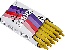 Brons Br-253 12'li Yağlı Sarı Tebeşir