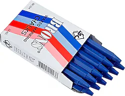 Brons Br-254 12'li Yağlı Mavi Tebeşir