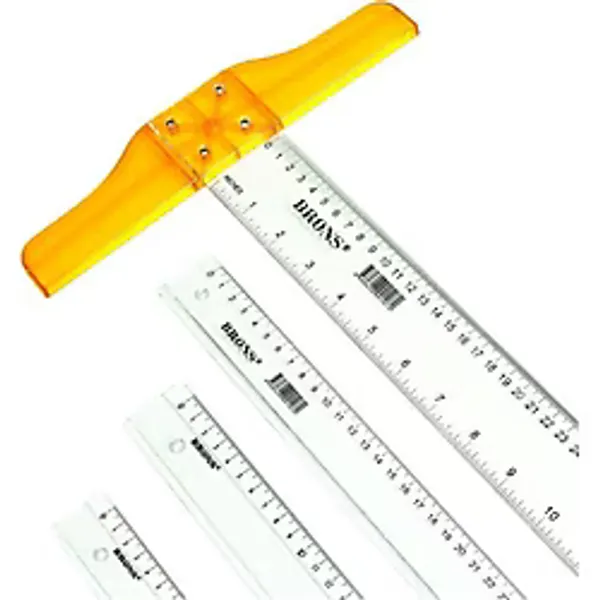 Brons T Cetvel 75 cm BR-228 - Karışık-Çok Renkli - Standart