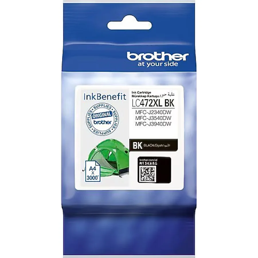 Brother LC472XLBK Siyah Kartuş