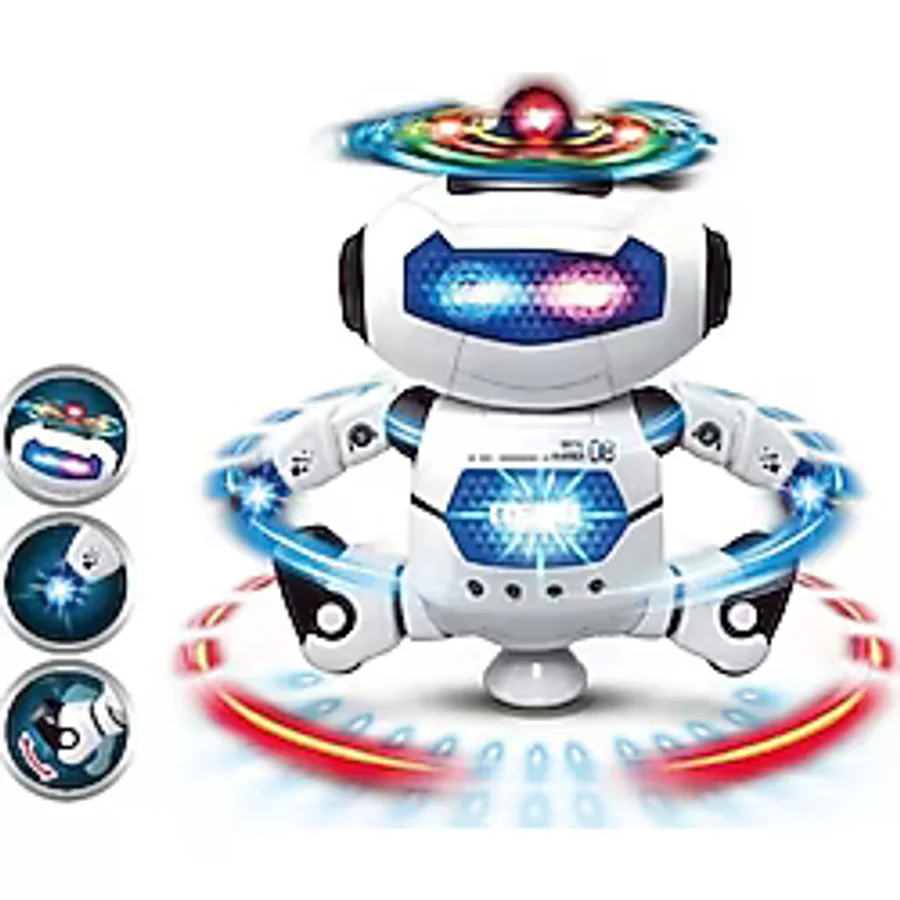 Brother Toys Müzikli Işıklı Dans Eden Robot Eğlenceli Oyun Arkadaşı Erkek Çocuklar İçin