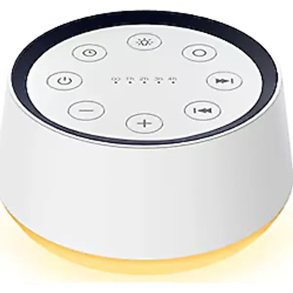 BrownNoise 30 Yatıştırıcı Sesli Ses Makinesi 12 Renk Gece Lambası Yetişkinler için Beyaz Gürültü Makinesi Bebek Çocuk Uyku Makineleri Hafıza Fonksiyonu 36 Ses Seviyesi Ev Ofis Seyahati için 5 Zamanlay