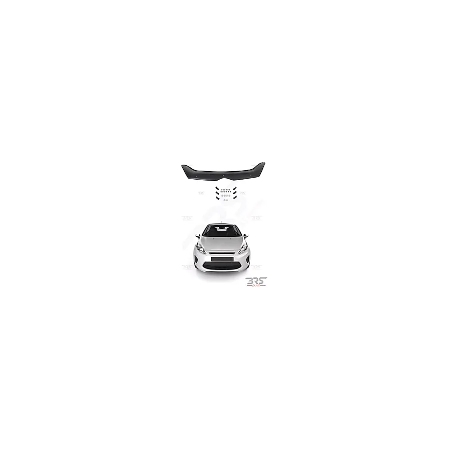 BRSPLAST Ford Fiesta Uyumlu 2009-2017 Abs Piano Black Kaput Rüzgarlığı