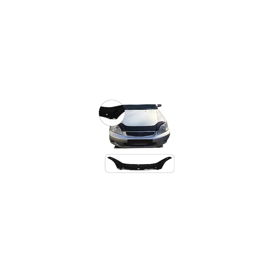 Brsplast Honda Civic Uyumlu 1998-2001 Abs Kaput Rüzgarlığı